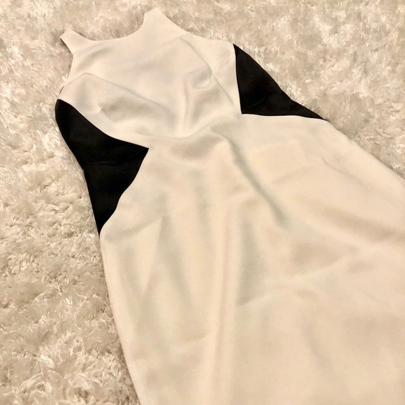 NWT- HALSTON Sleeveless Round Neck Dress - Picture 6 of 16